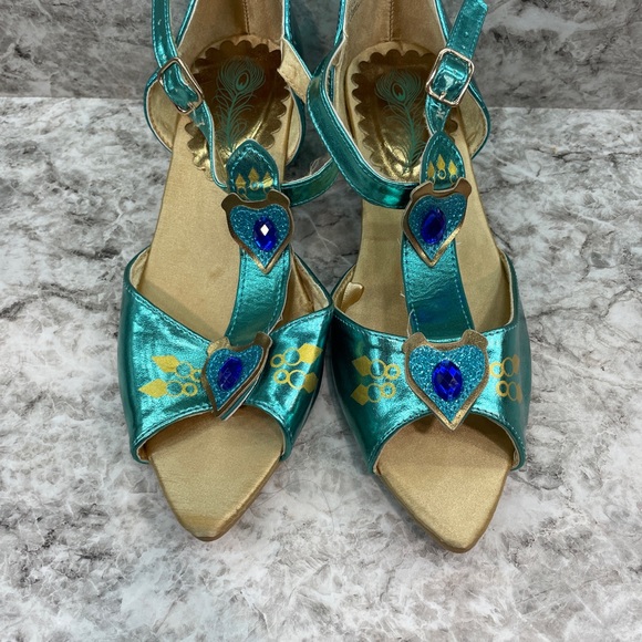 Disney Store Princess Jasmine Costume Shoes 2/3 - Picture 2 of 8
